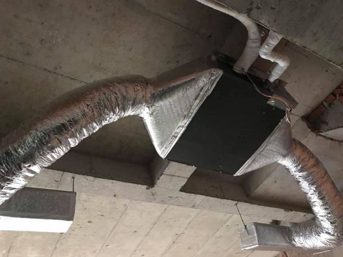 lắp đặt máy lạnh âm trần ống gió cho chung cư